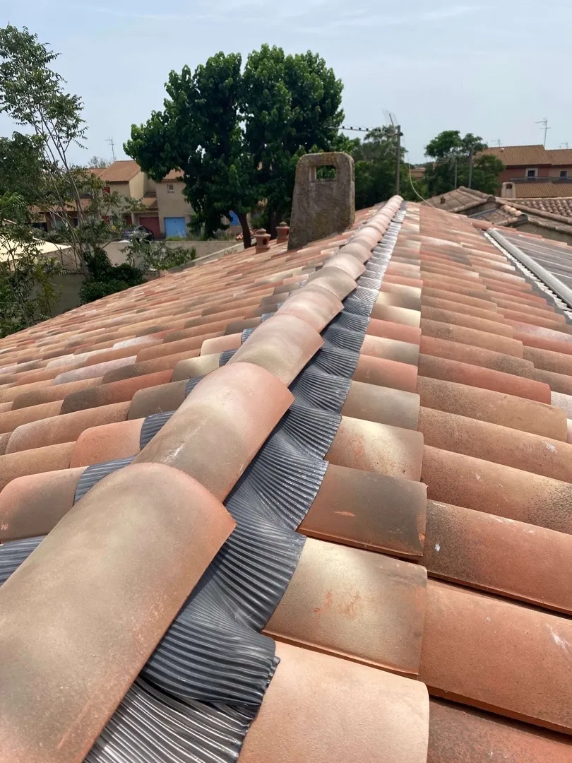 Réparation du faîtage