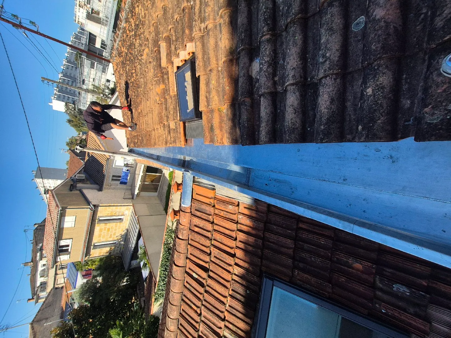 réfection chéneau zinc et lucarne de toi