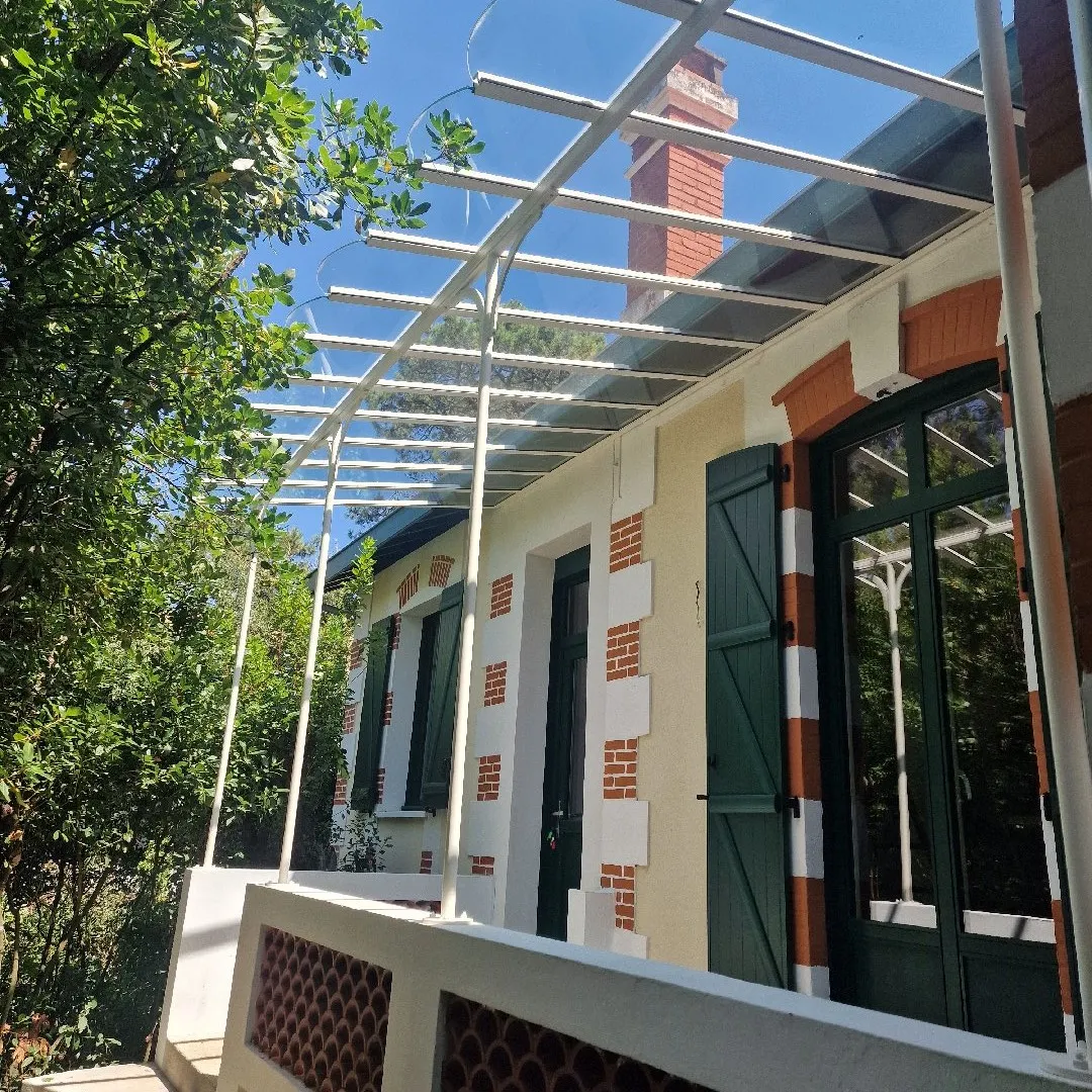 pergola en verre