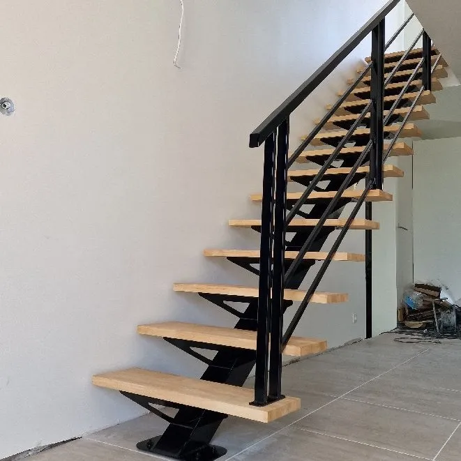 escalier bois metal