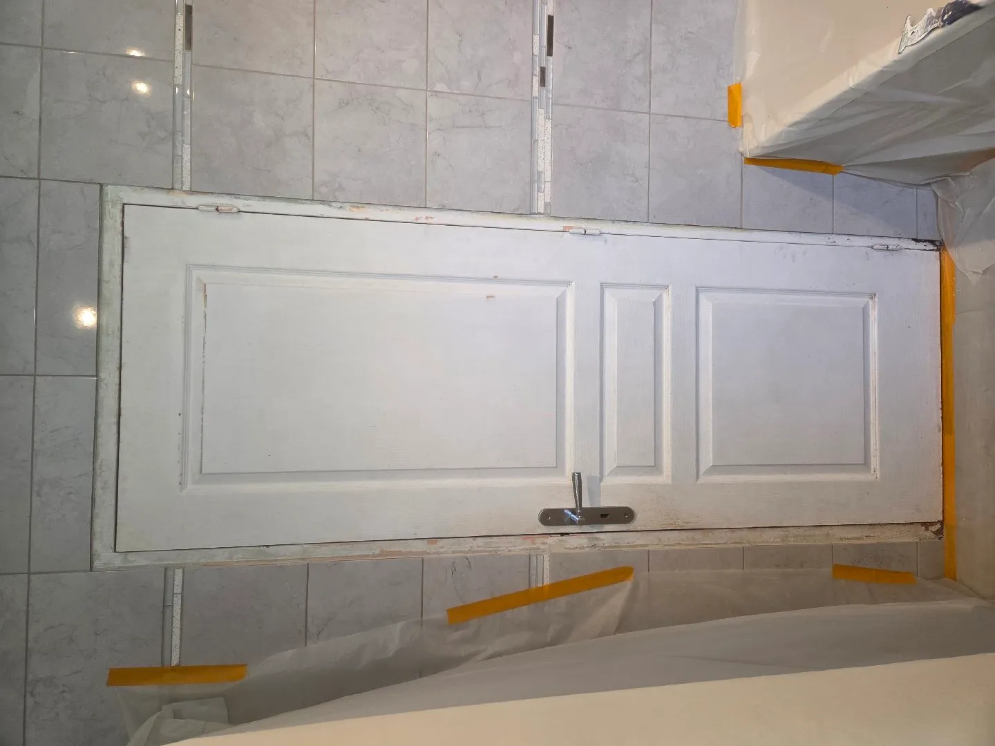 Rénovation porte salle de bain