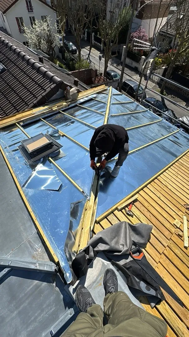 Rénovation de toiture zinc