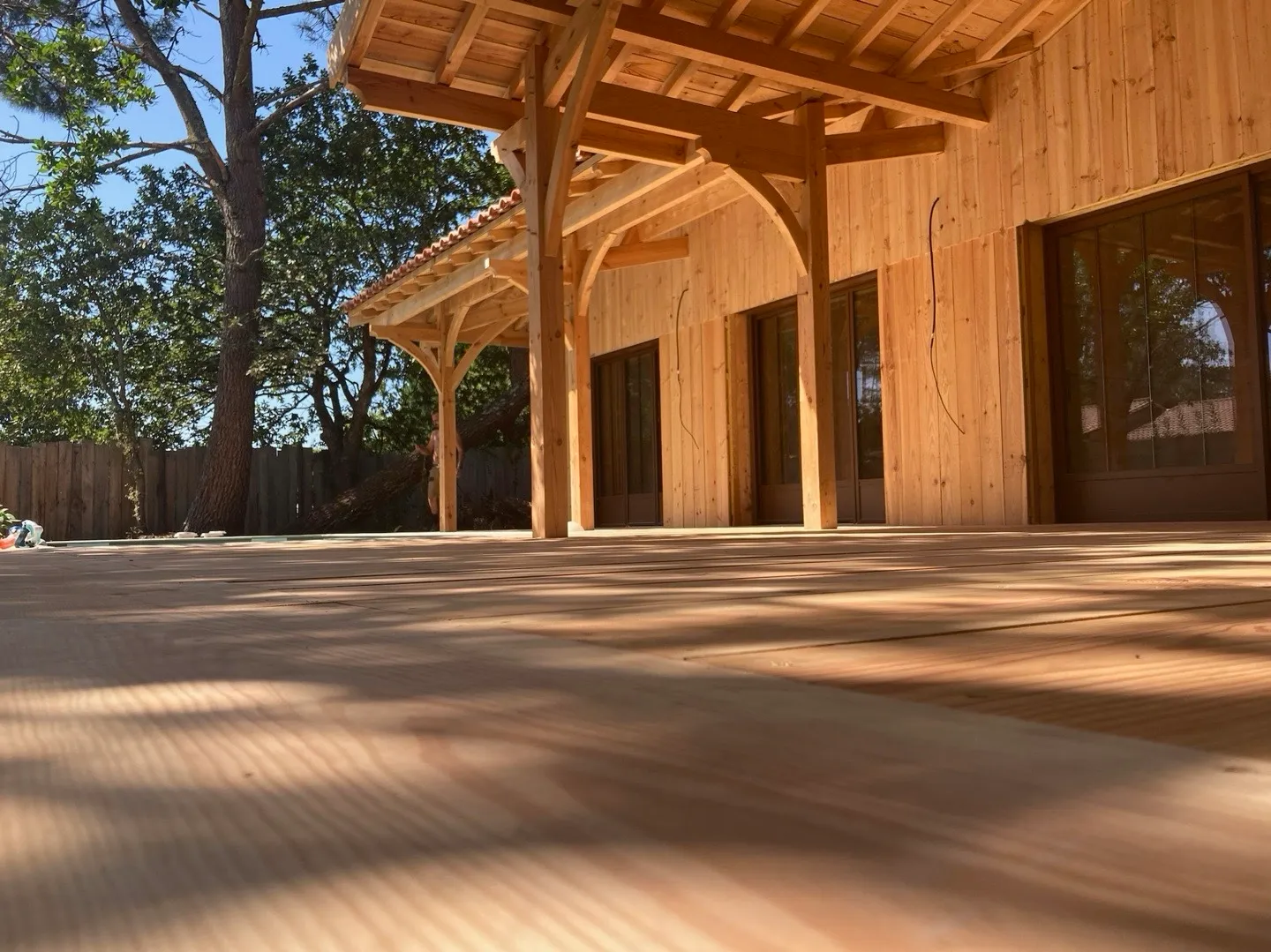Terrasse en bois Douglas