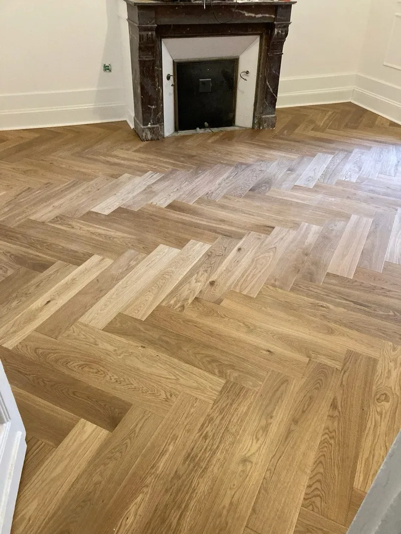 Parquet collé en chênes