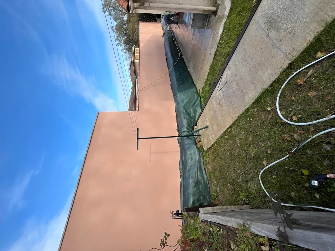 Rénovation d’un mur extérieur en enduit