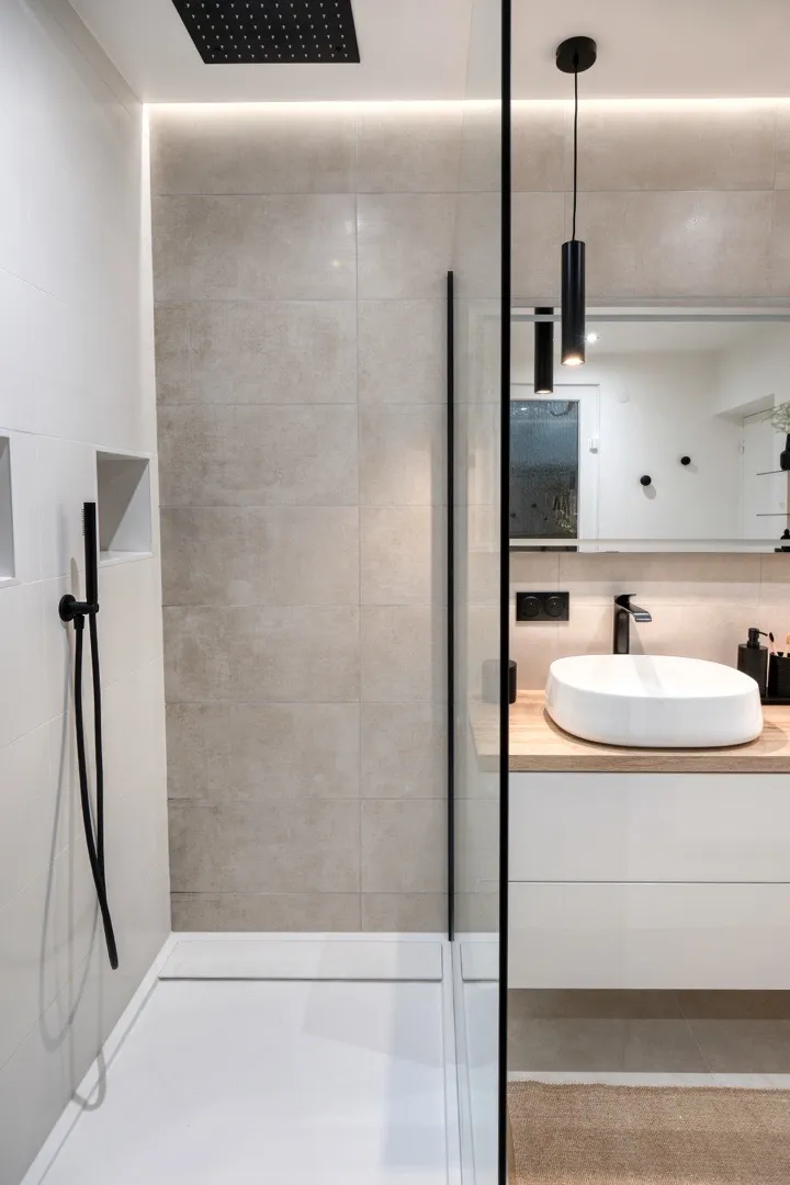 rénovation complète d’une salle de bain parentale