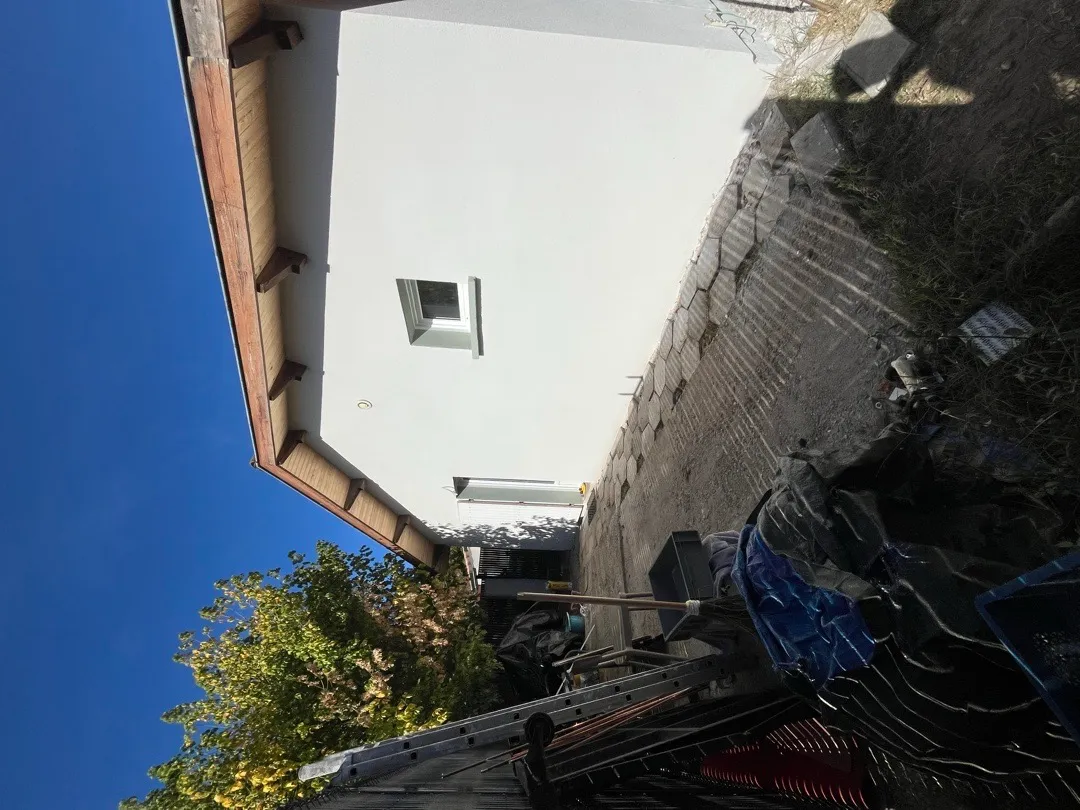 Rénovation complète des façades sur cette maisons