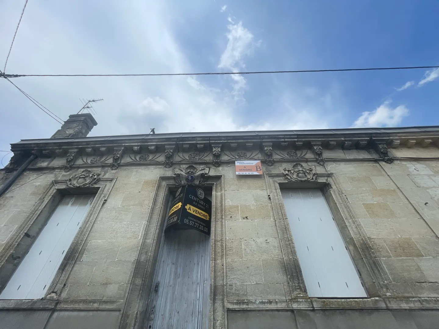 Rénovation façade pierre de cette belle maison de ville