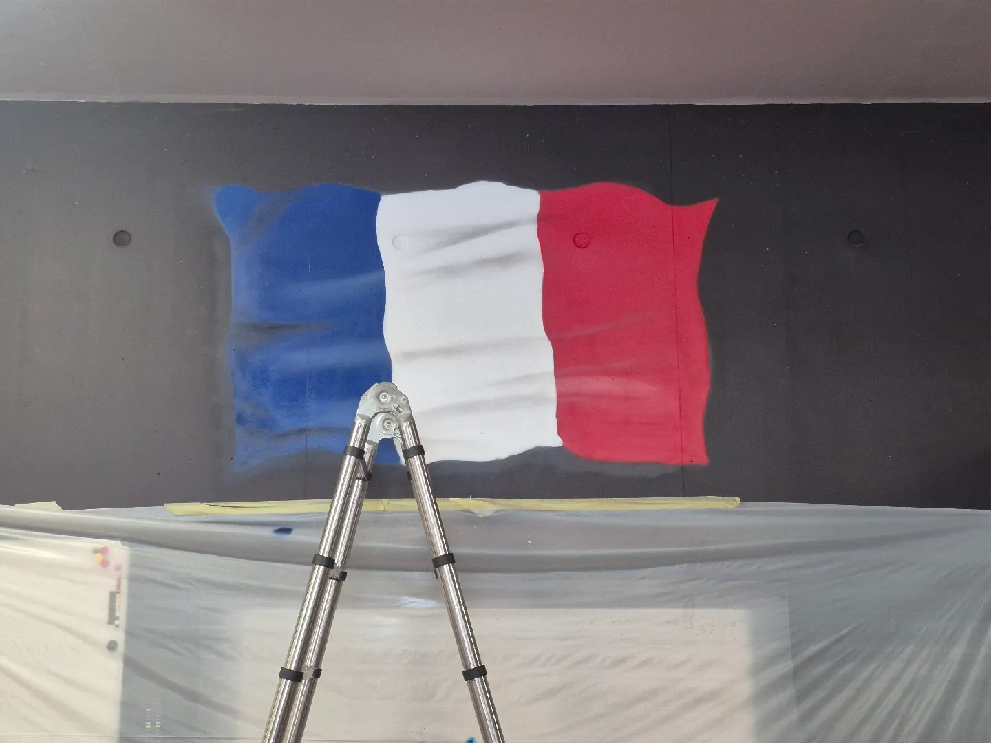 deco mur de grimp au CIS de Bruges