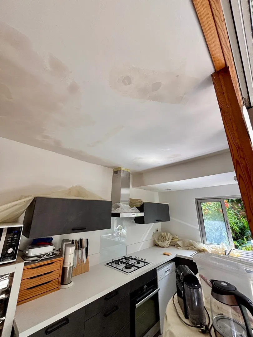 renovation d’un plafond de cuisine