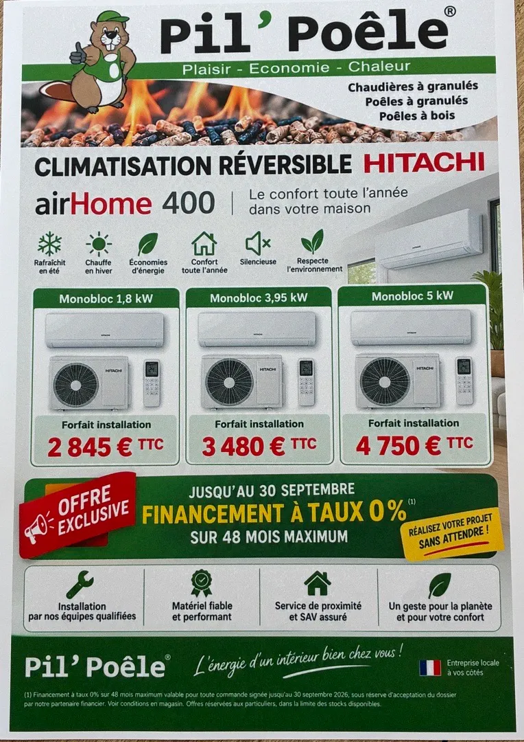 ❄️OFFRES PAC RÉVERSIBLE SEPTEMBRE ❄️