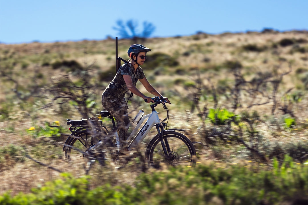 How does high-torque performance help Dirwin e-bikes handle steep and rough terrain?