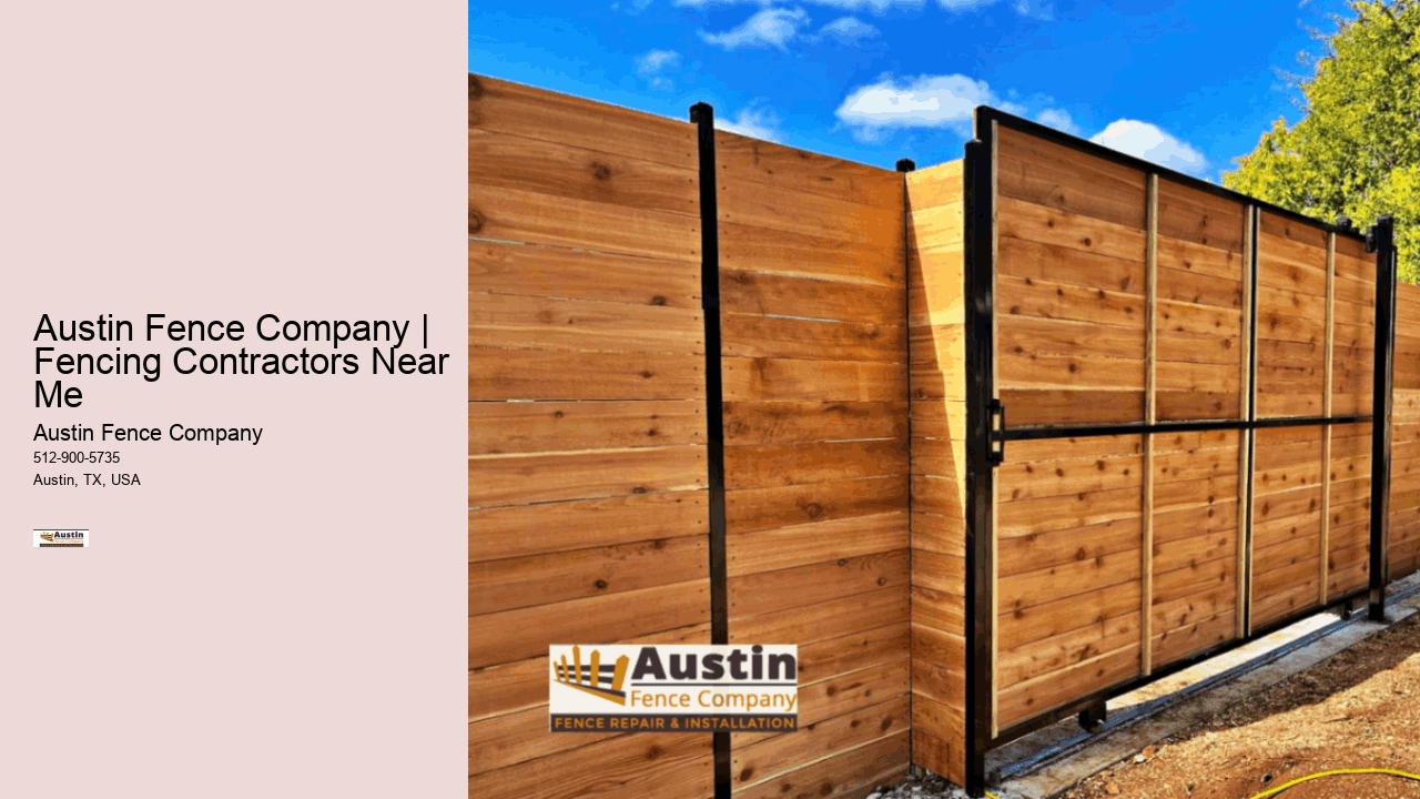 Austin Fence Company | Fencing Contractors Near Me