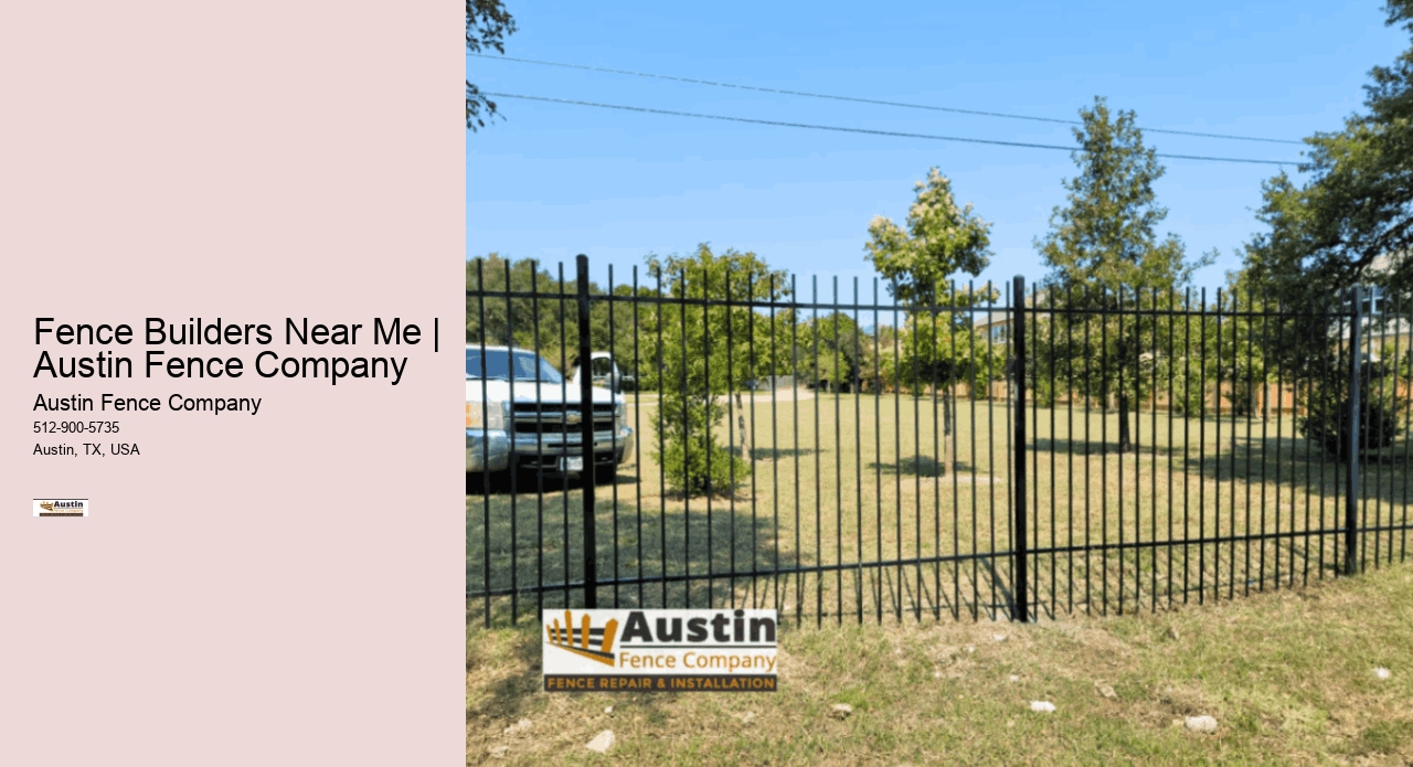 Fence Builders Near Me | Austin Fence Company