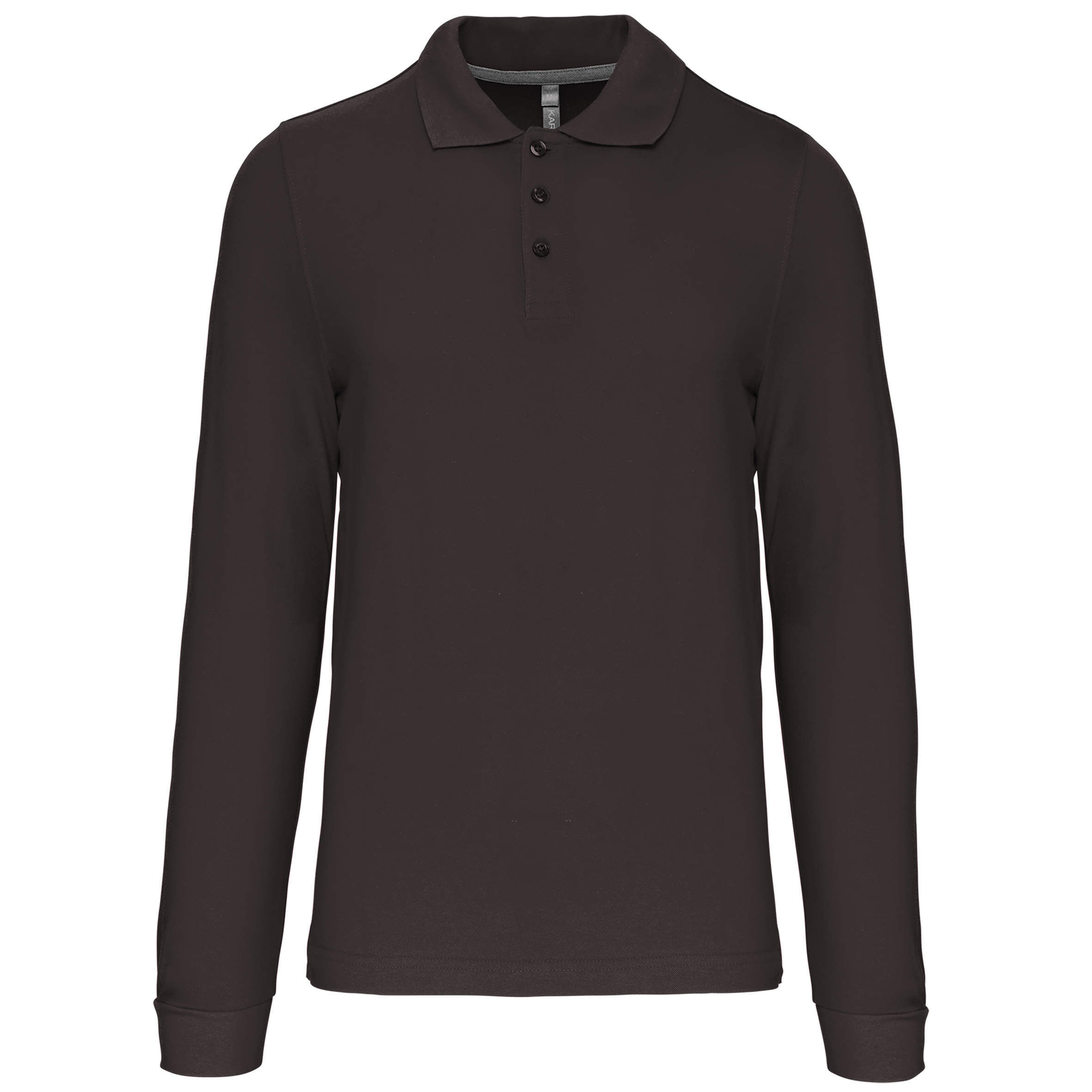 Men's long-sleeved polo shirt