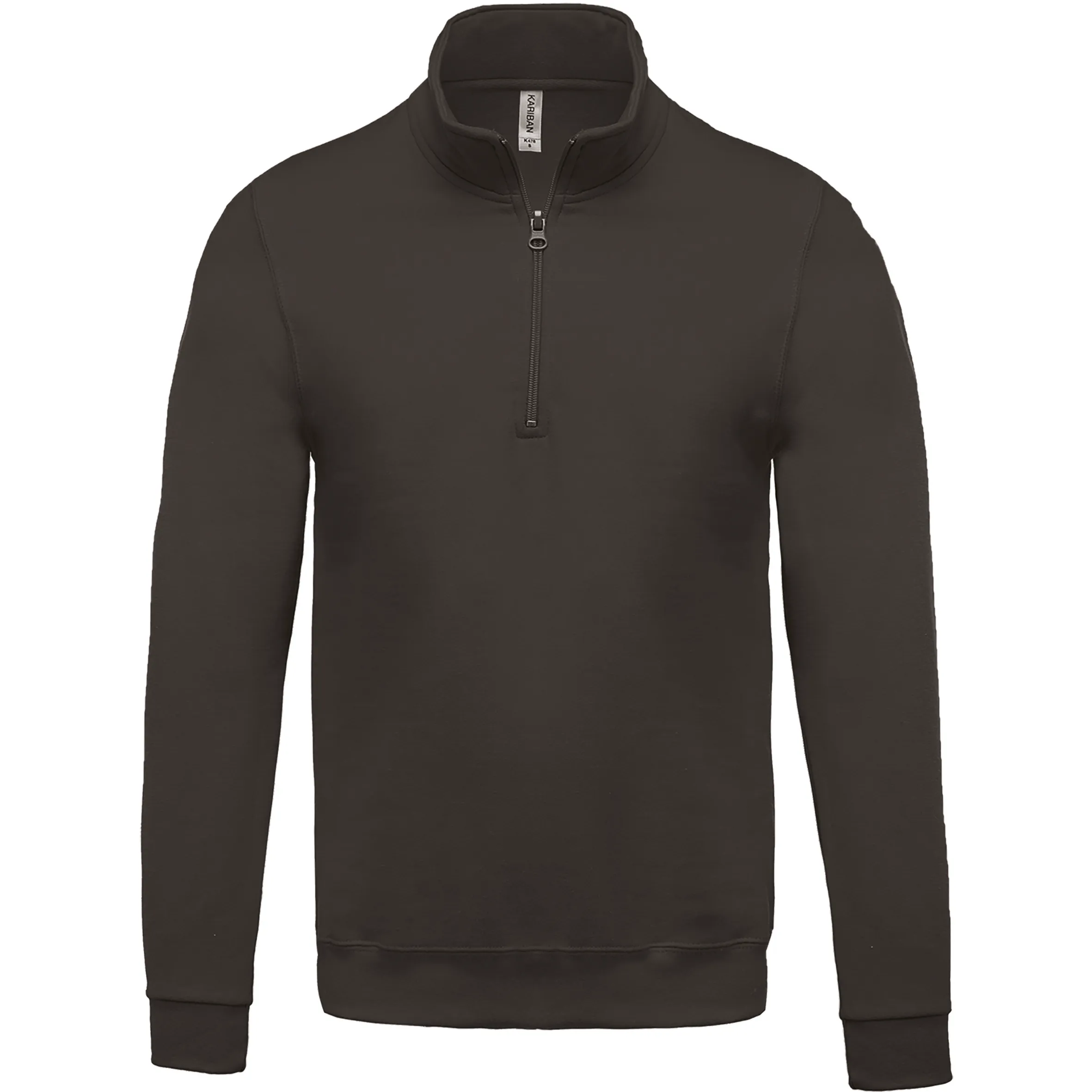 Zip neck sweatshirt