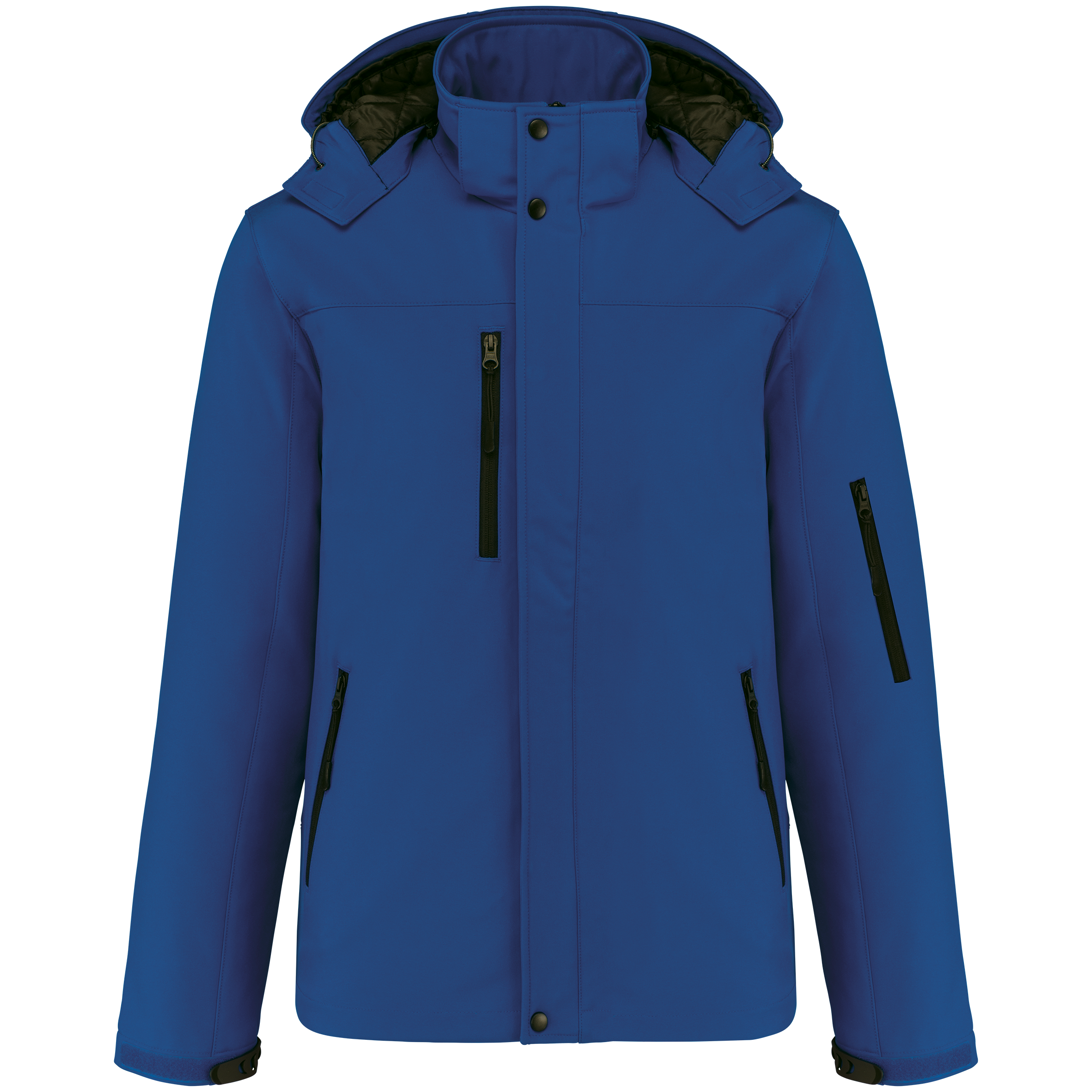 Parka softshell doublée capuche homme
