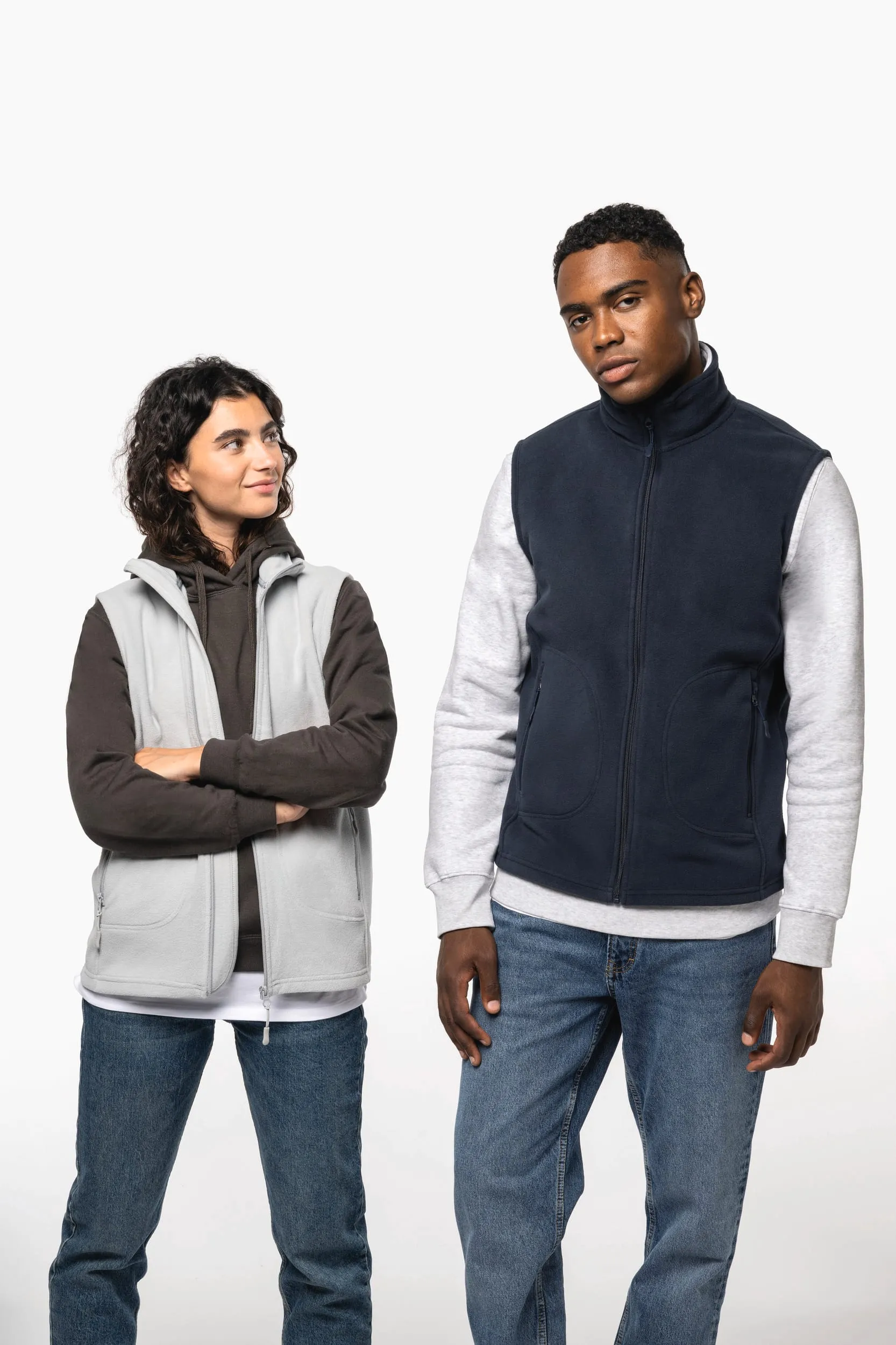 Bodywarmer micropolaire écoresponsable unisexe