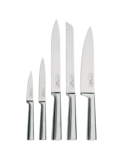 5 couteaux de cuisine KIMONO avec bloc en bambou - Galeries Lafayette