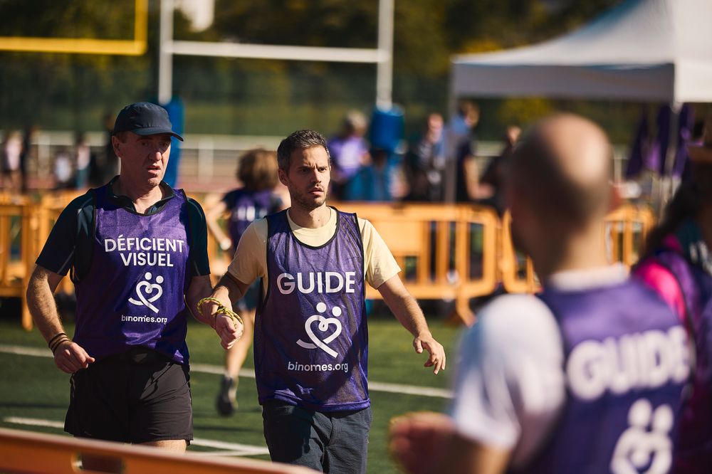 course à pied en binôme