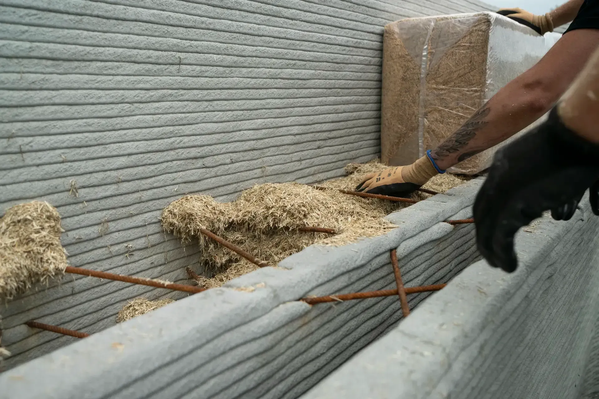 Flax in construction