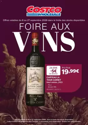 Couverture du catalogue Catalogue Costco