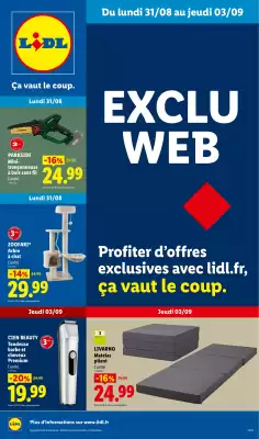 Couverture du catalogue Exclus Web