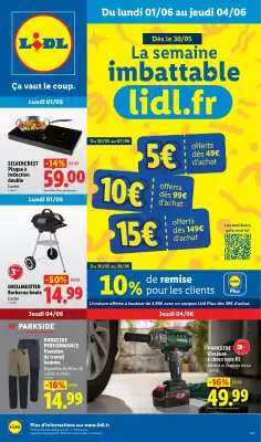 Couverture du catalogue Catalogue Lidl