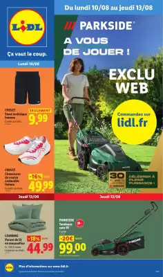 Couverture du catalogue Catalogue Lidl | les exclus web de la semaine