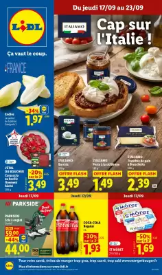 Couverture du catalogue Du 17/09 au 23/09 Les promos de la semaine