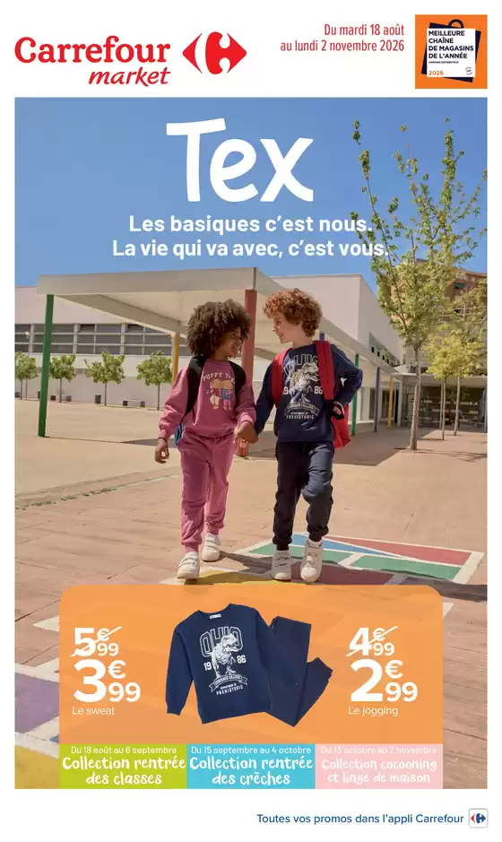 Couverture Tex les basiques cest nous. la vie qui va avec cest vous.
