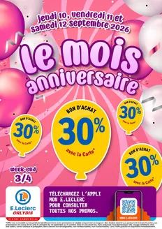 Couverture du catalogue Anniversaire 3
