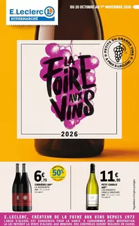 Couverture du catalogue La foire aux vins