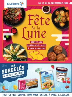Couverture du catalogue Fete de la lune + surgeles