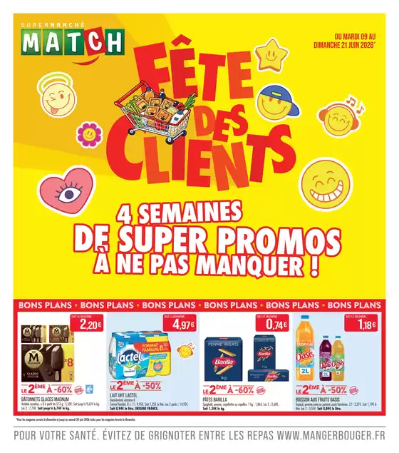 Couverture du catalogue Fête des clients