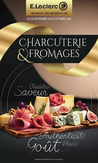 Couverture du catalogue Foire aux fromages & charcuterie