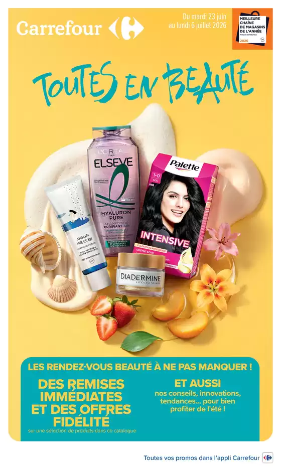 Couverture du catalogue Toutes en beauté