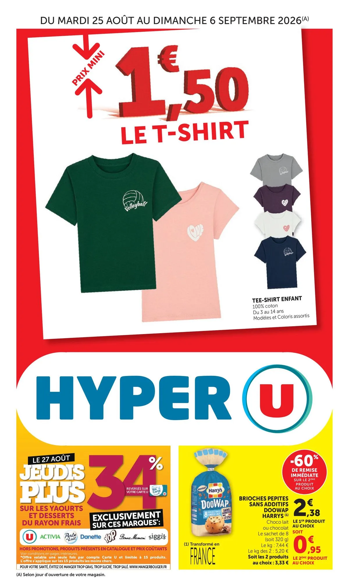 Couverture du catalogue Catalogue hyper U
