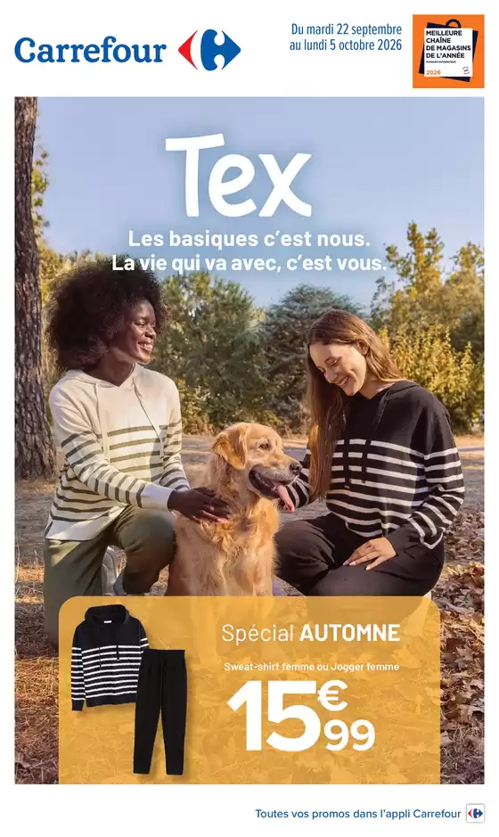 Couverture du catalogue Tex spécial automne