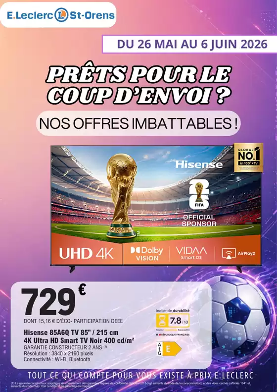 Couverture du catalogue Prets pour le coup denvoi? nos offres imbattables
