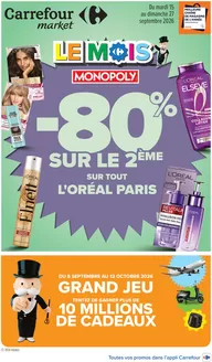 Couverture du catalogue Le mois monopoly