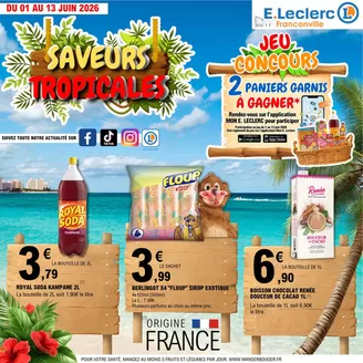 Couverture Saveurs Tropicales
