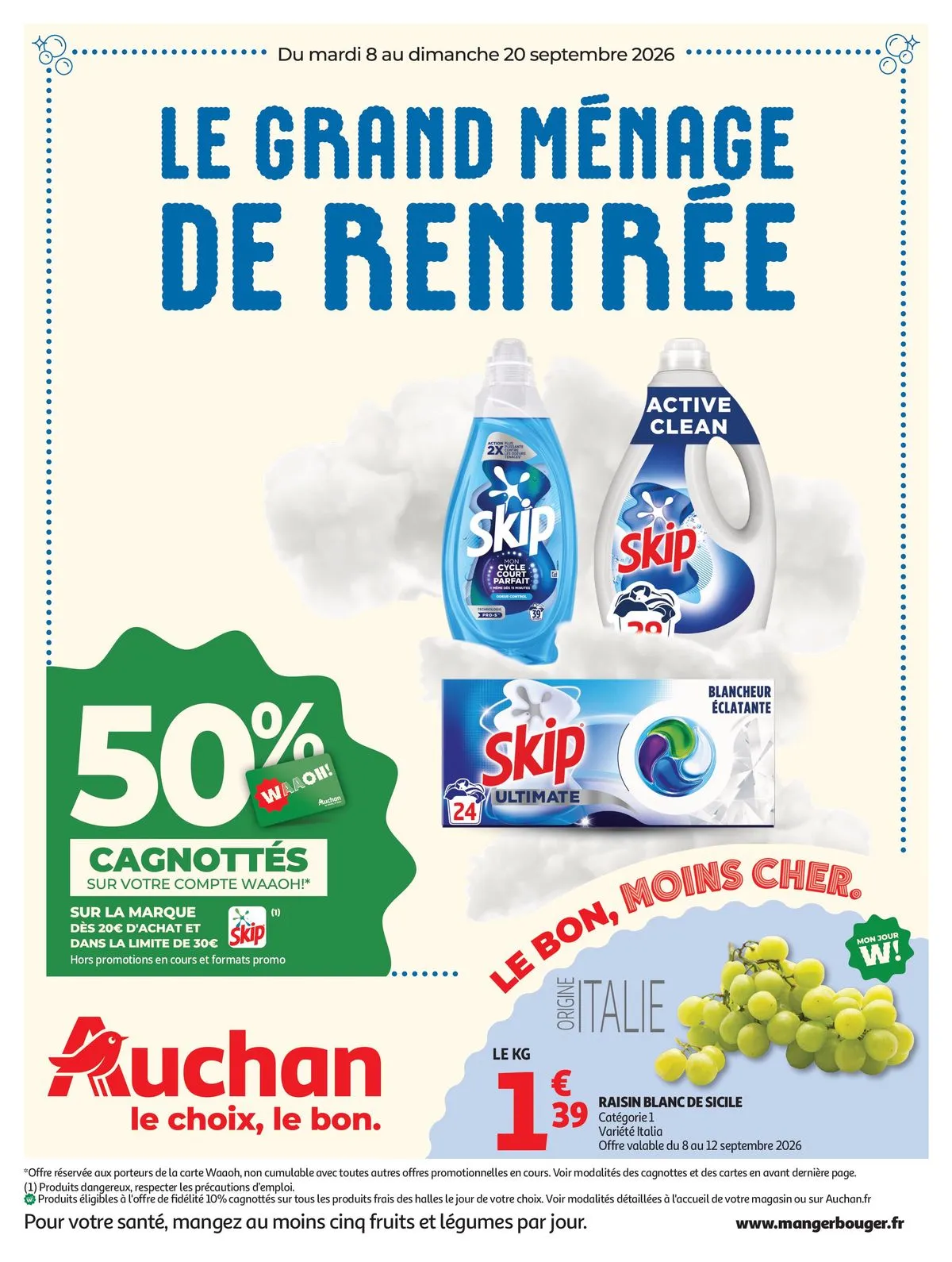 Couverture du catalogue Le grand ménage de rentrée