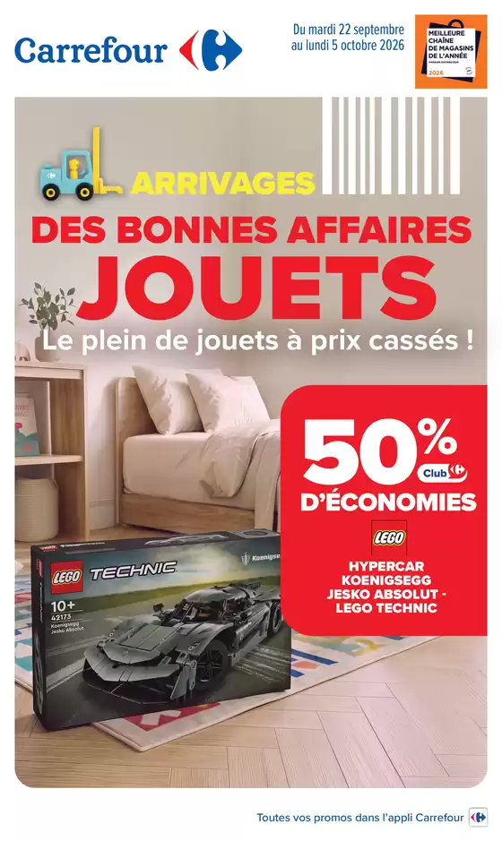 Couverture du catalogue Jouets arrivages des bonnes affaires