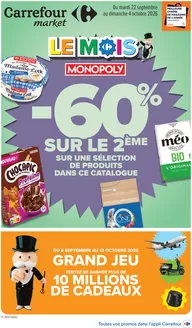 Couverture du catalogue Le mois monopoly