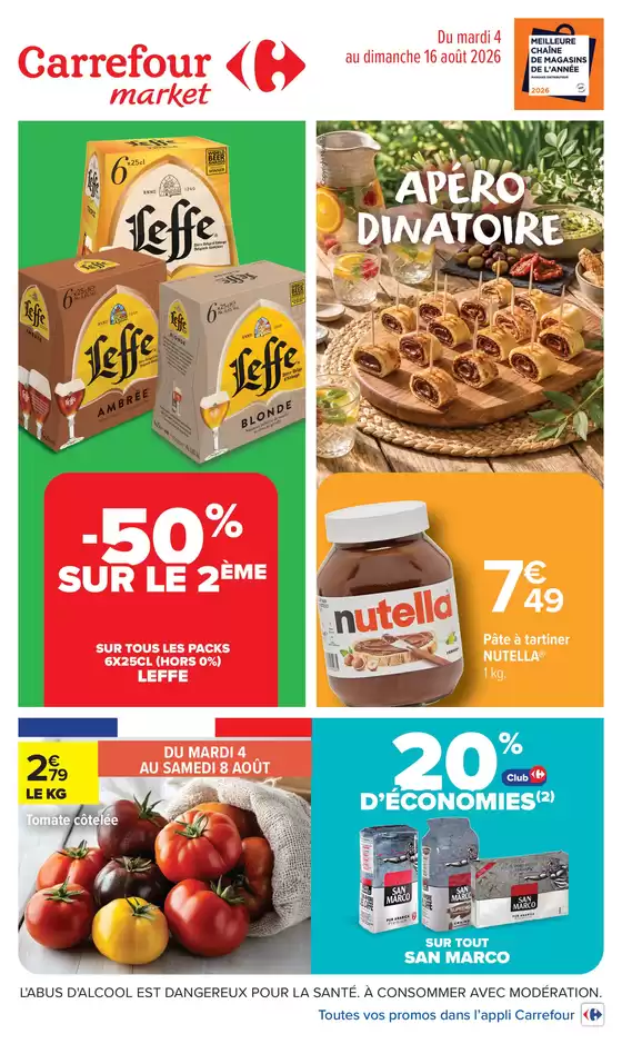 Couverture du catalogue Apéro dinatoire