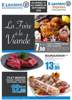 Couverture du catalogue Foire à la viande septembre