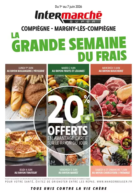 Couverture du catalogue La grande semaine du frais