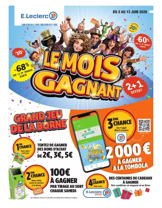 Couverture du catalogue Le mois gagnant 3