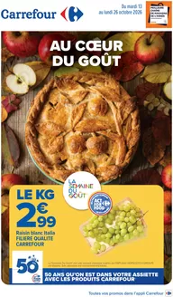 Couverture du catalogue Au coeur du goût